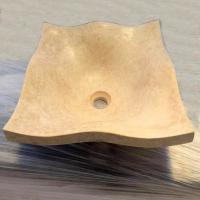 Traverten Yaprak Lavabo 