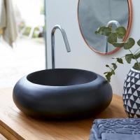 Bazalt Oval Mermer Lavabo