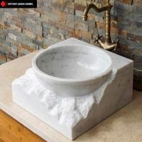 Beyaz Kütük Lavabo 